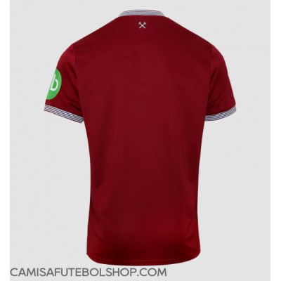 Camisa de time de futebol West Ham United Replicas 1º Equipamento 2025-26 Manga Curta Camisa de time de futebol West Ham United Replicas 1º Equipamento 2025-26 Manga Curta